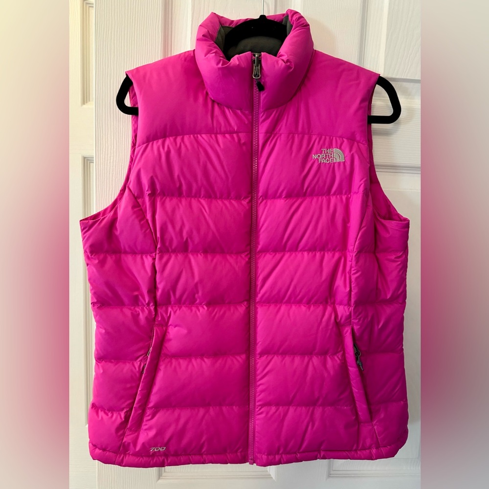 The North Face puffer vest.